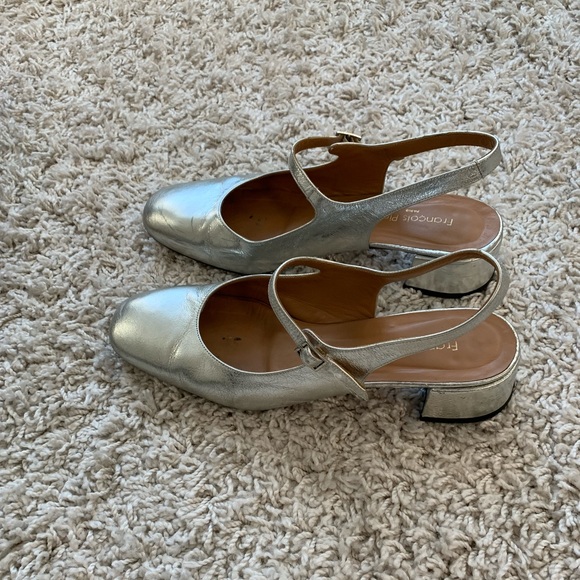 Francois Shoes Francois Silver Metallic
